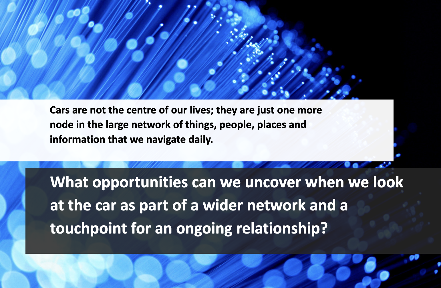 Cars are not the centre of our lives — Fiat Chrysler project