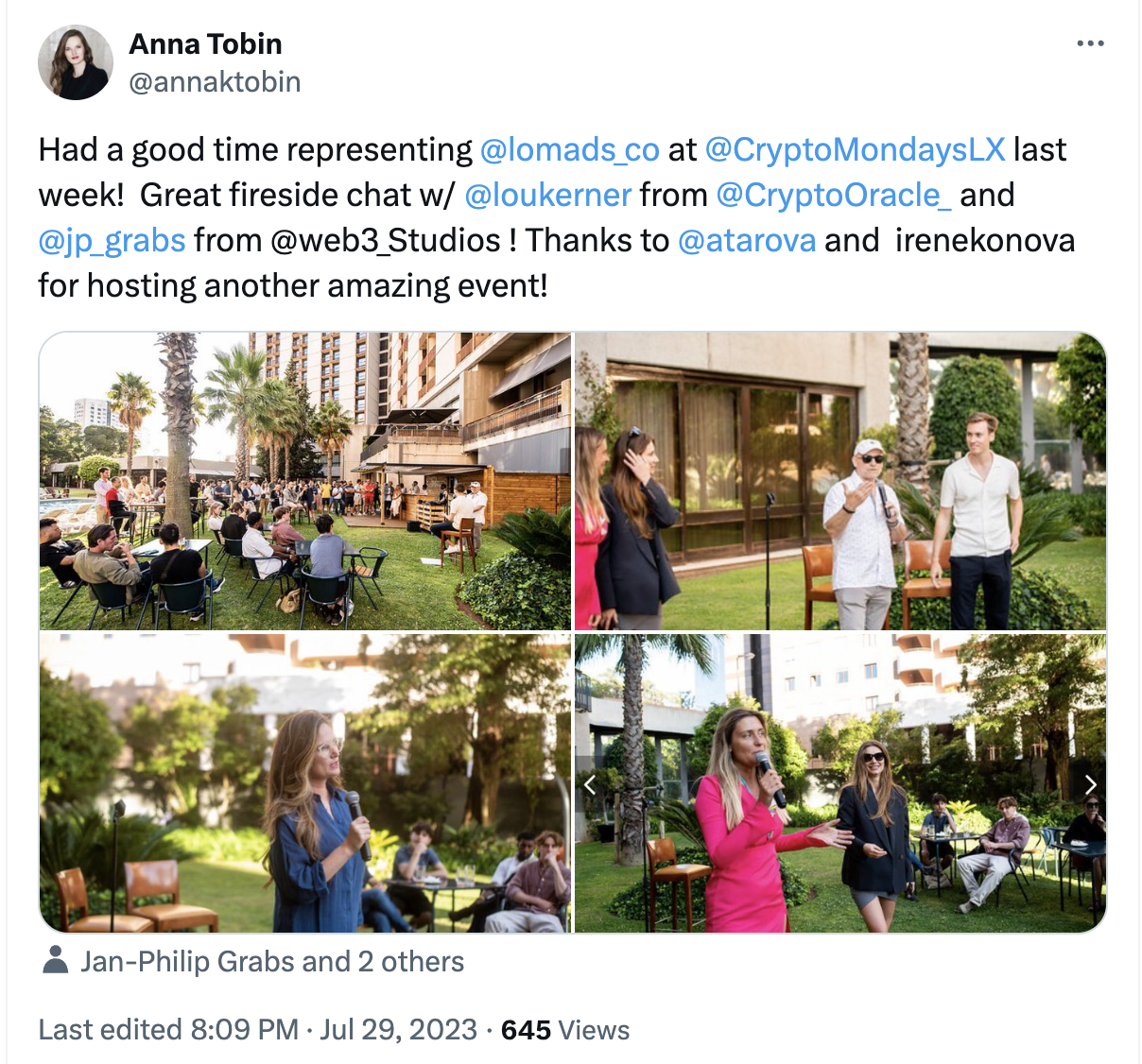 Lomads community event